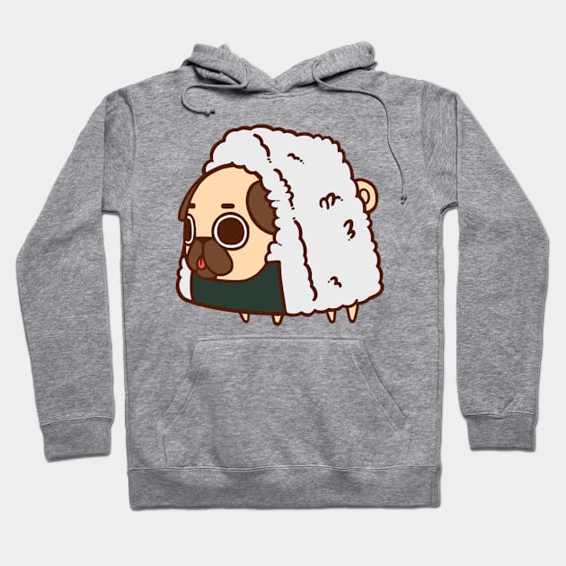 Onigiri Puglie Hoodie by Puglie Pug 